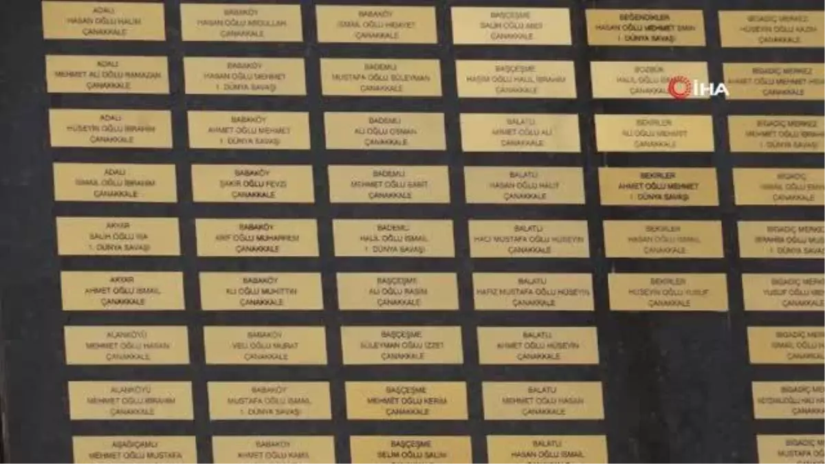 Son dakika haberi! 1915 Çanakkale Köprüsü'nün açılışı öncesi 69 kırsal mahalleye Şehitler Abidesi yapıldı- 3 yıllık çalışmayla Çanakkale Şehitlerinin isimleri ortaya...