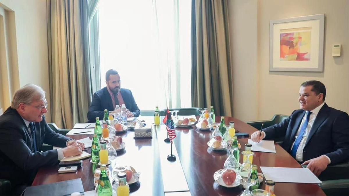 ABD\'li Büyükelçi, Libya Başbakanı Dibeybe ile ülkedeki siyasi durumu görüştü
