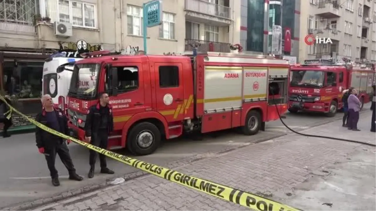 Son dakika haber | Adana\'da 4 katlı binada yangın- Elektrik kontağından çıkan yangında 3. kattaki daire kullanılamaz hale geldi