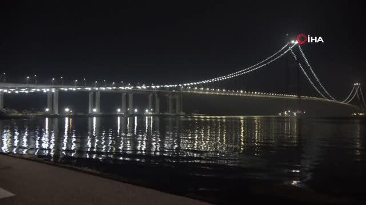Son dakika haberleri! Bakan Karaismailoğlu gün doğumunda 1915 Çanakkale Köprüsü'nde yürüdü