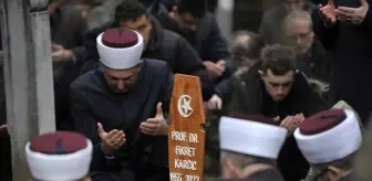 SARAYBOSNA - Bosna Hersekli ilim adamı Fikret Karcic, son yolculuğuna uğurlandı