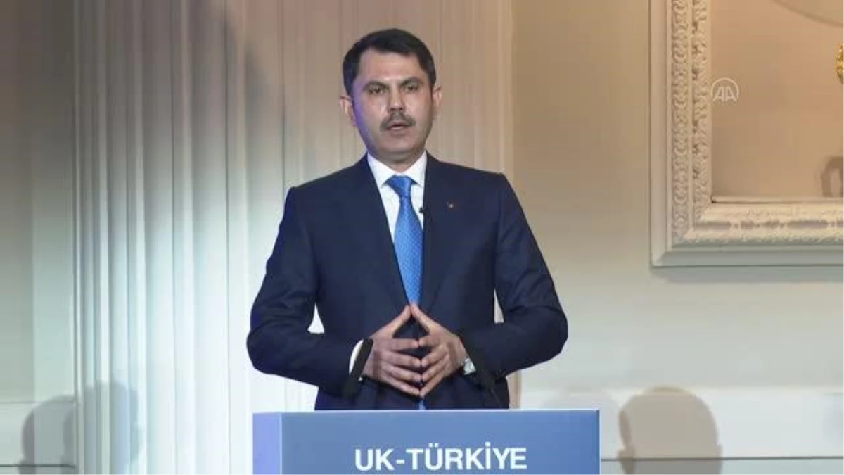 Bakan Kurum, "Birleşik Krallık-Türkiye Yeşil Finansman Konferansı"nda konuştu Açıklaması