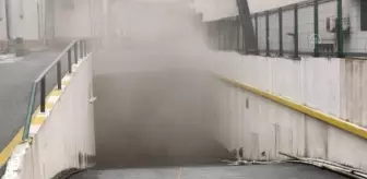 Et işleme fabrikasında çıkan yangın hasara neden oldu