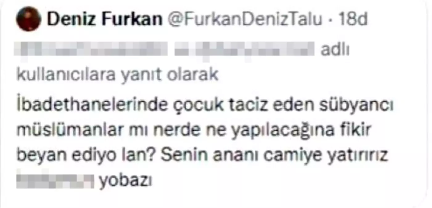 İslam dinine hakaret şahıs hakkında Savcılıktan açıklama