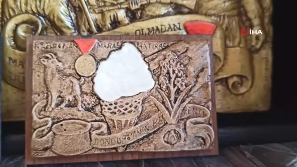 Kahramanmaraş\'ın simgelerini magnetlere taşıyor