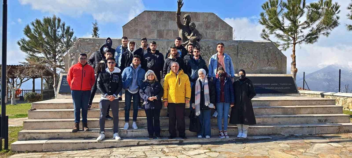 Köşk MYO öğrencilerine Yunan zulmü, yerinde anlatıldı