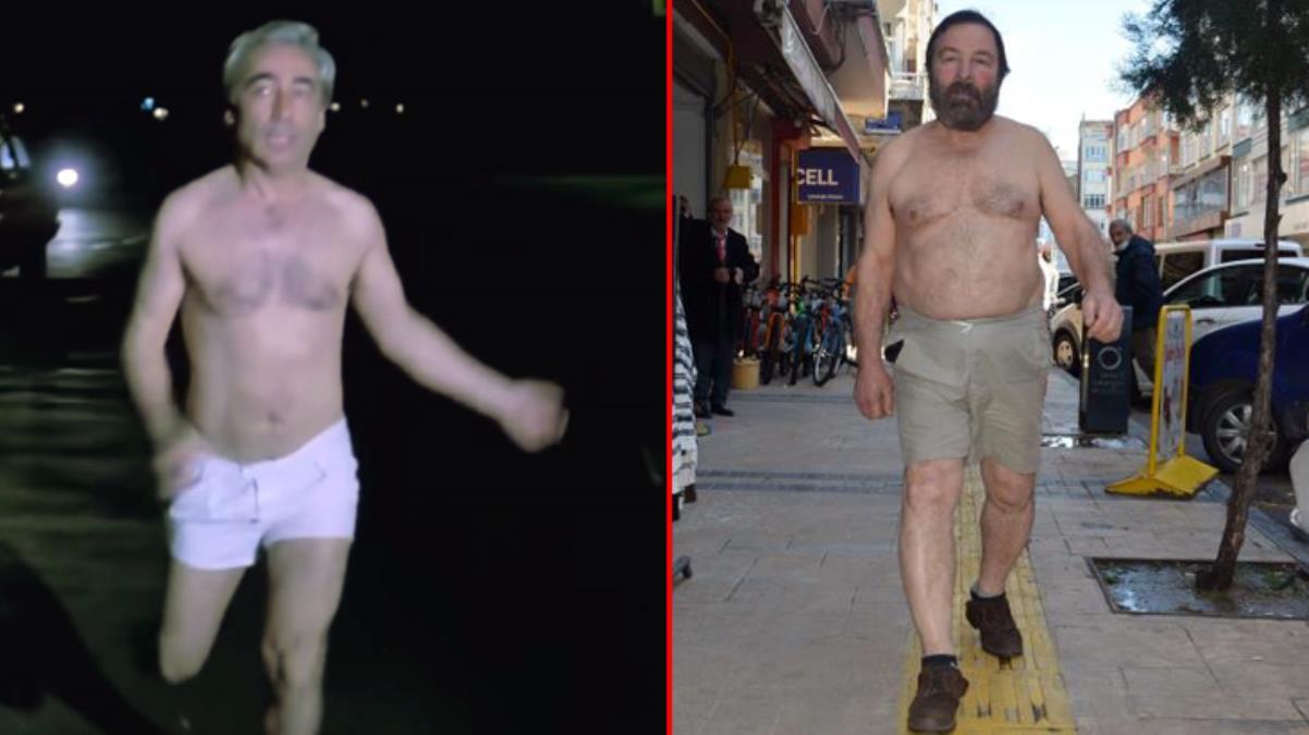 Ordulu bir vatandaş, stokçuları Şener Şen'in 'Çıplak Vatandaş' filmine gönderme yaparak protesto etti!