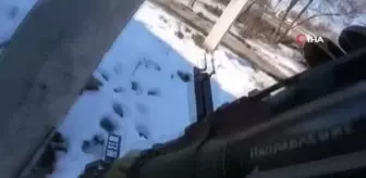 Ukrayna, Rusya'ya ait askeri araca düzenlenen saldırıyı yayınladı