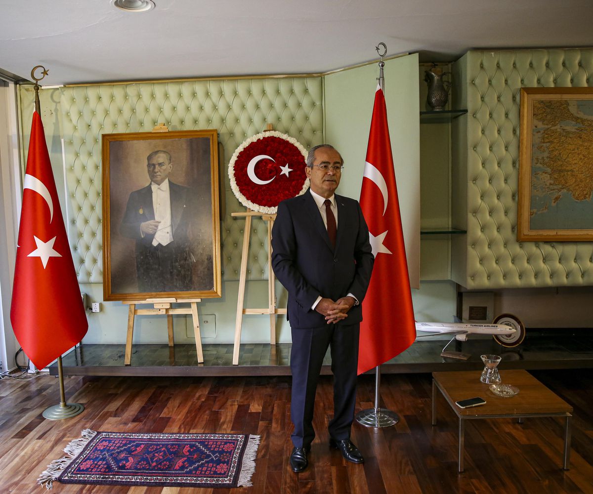 Arjantin'de Çanakkale Deniz Zaferi'nin 107. yılı dolayısıyla tören düzenlendi