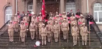 BALIKESİR - Balıkesir Lisesinin şehit izcileri temsili uğurlama töreniyle anıldı