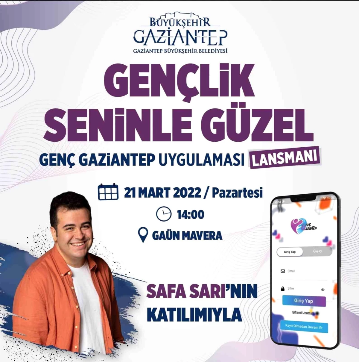 Gençlere özel mobil uygulama: "Genç Gaziantep"
