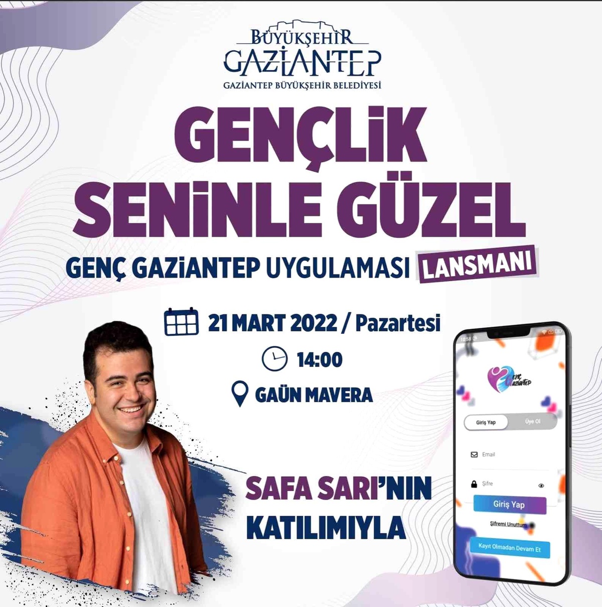 Gençlere özel mobil uygulama: "Genç Gaziantep"