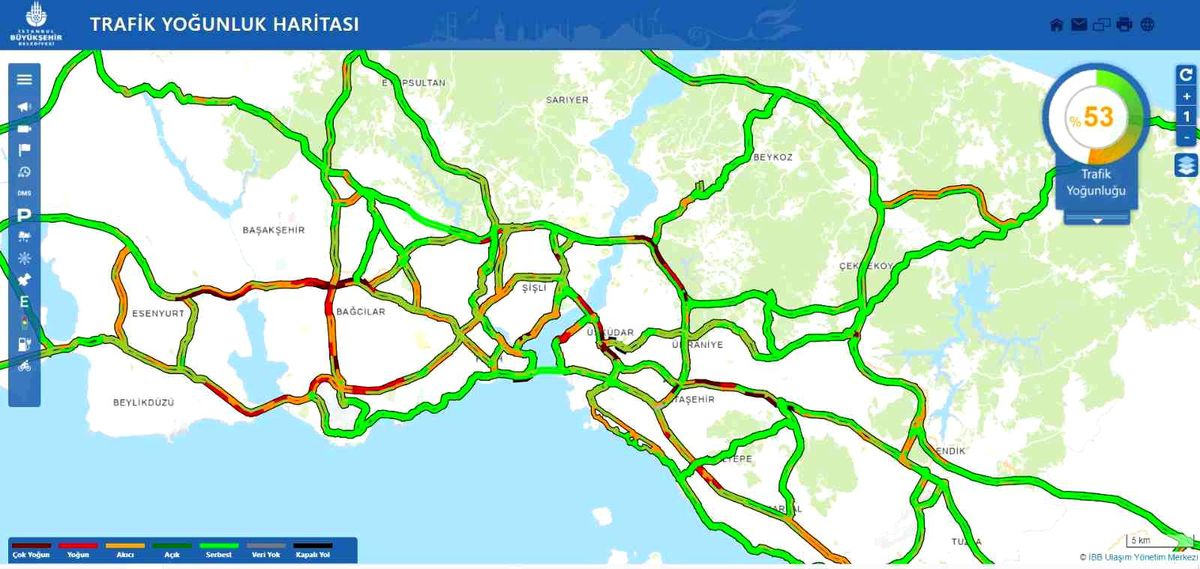 İstanbul\'da kar yağışı aralıklarla devam diyor