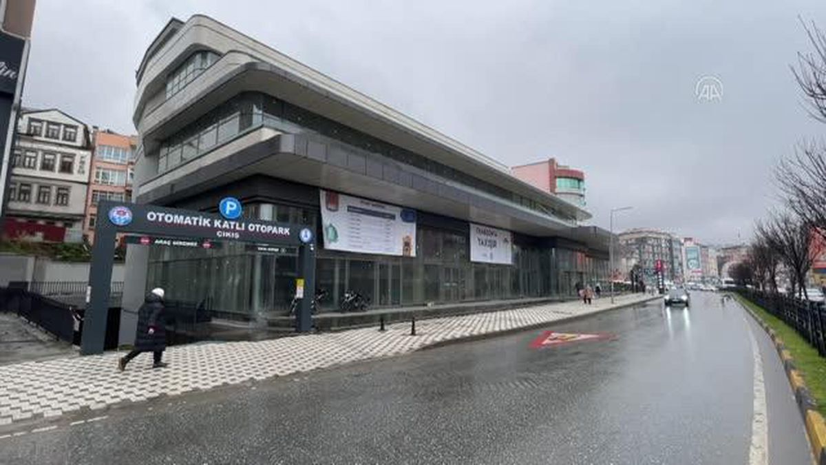 Karadeniz'in ilk 'otomatik vale sistemli' otoparkı, araçları el değmeden park ediyor