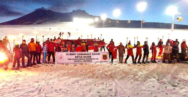 Kayseri'de jandarma ekipleri 18 Mart'ı böyle andı