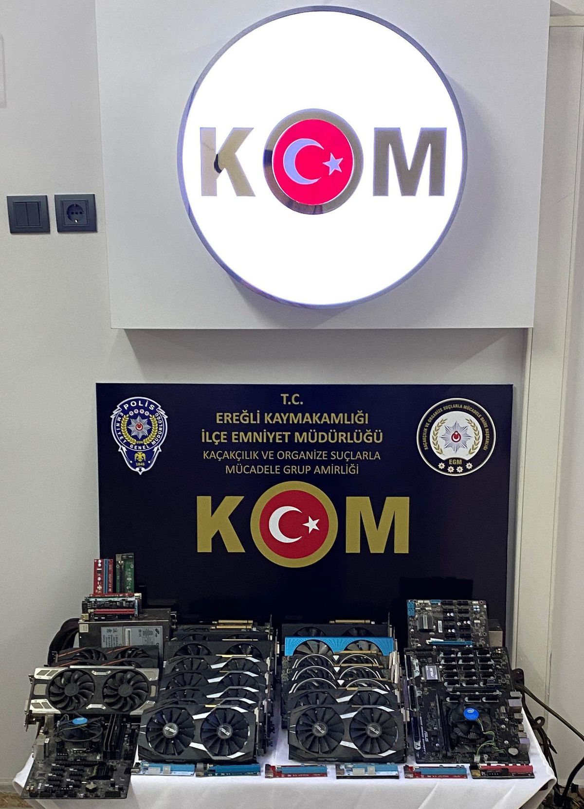 Konya\'da "kripto madenciliği" operasyonu