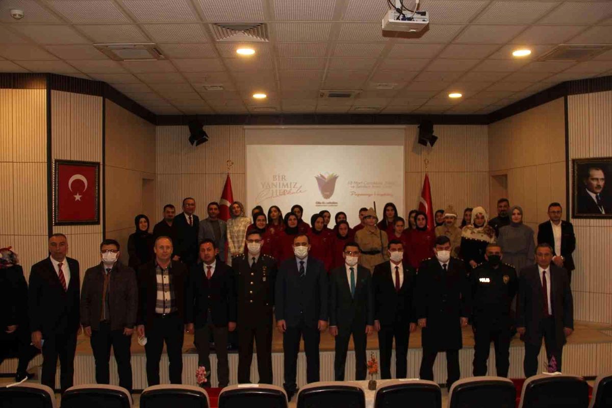 Oltu\'da Çanakkale Zaferine yakışır program