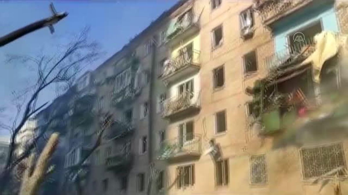 Rus güçleri yine Kiev'i hedef aldı: 1 ölü (2)