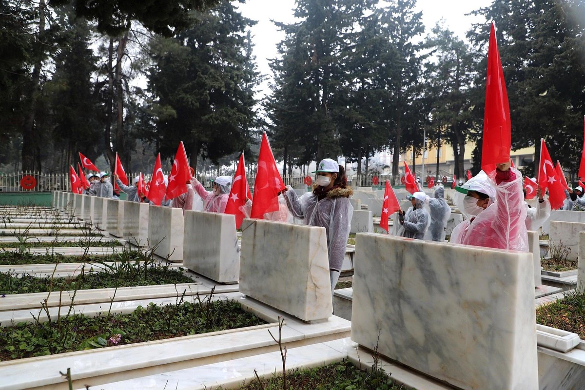 Son dakika haber! Şehitkamilli öğrencilerden şehitlik ziyareti