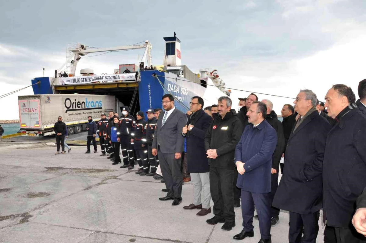 Türkiye\'den Lübnan\'a 524 ton insani yardım gönderildi