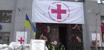 Ukrayna'nın Odessa kentinde kurulan barikatlar