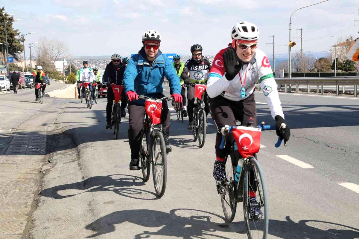 \'Ecdada Saygı\' için pedal çevirdiler