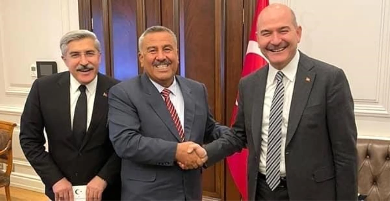 Hassa Belediye Başkanı Karataş, Bakan Soylu ile görüştü