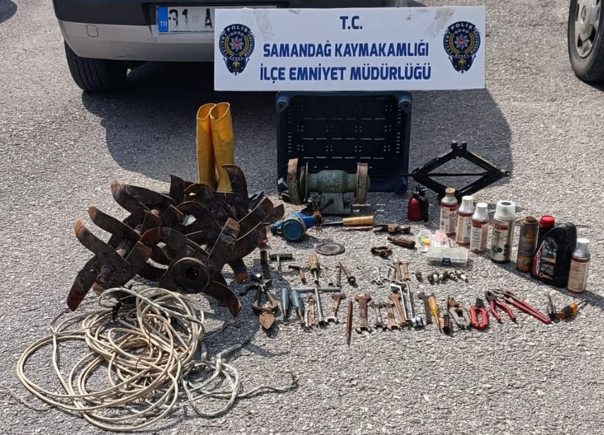 Hatay\'da hırsızlık iddiasıyla yakalanan zanlı tutuklandı