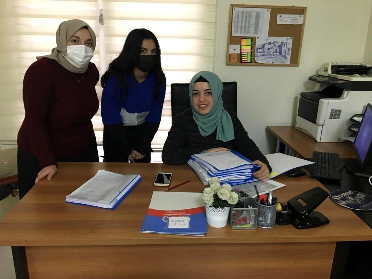 Öğrenciler yurt işleyişini öğreniyor