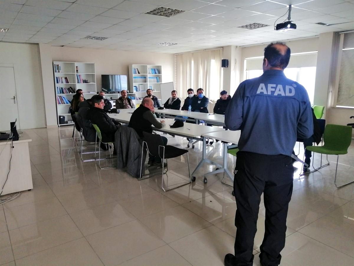 Tekirdağ\'da polislere afet ve acil durumlara yönelik farkındalık eğitimi verildi