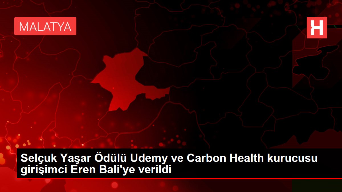 Selçuk Yaşar Ödülü Udemy ve Carbon Health kurucusu girişimci Eren Bali'ye verildi