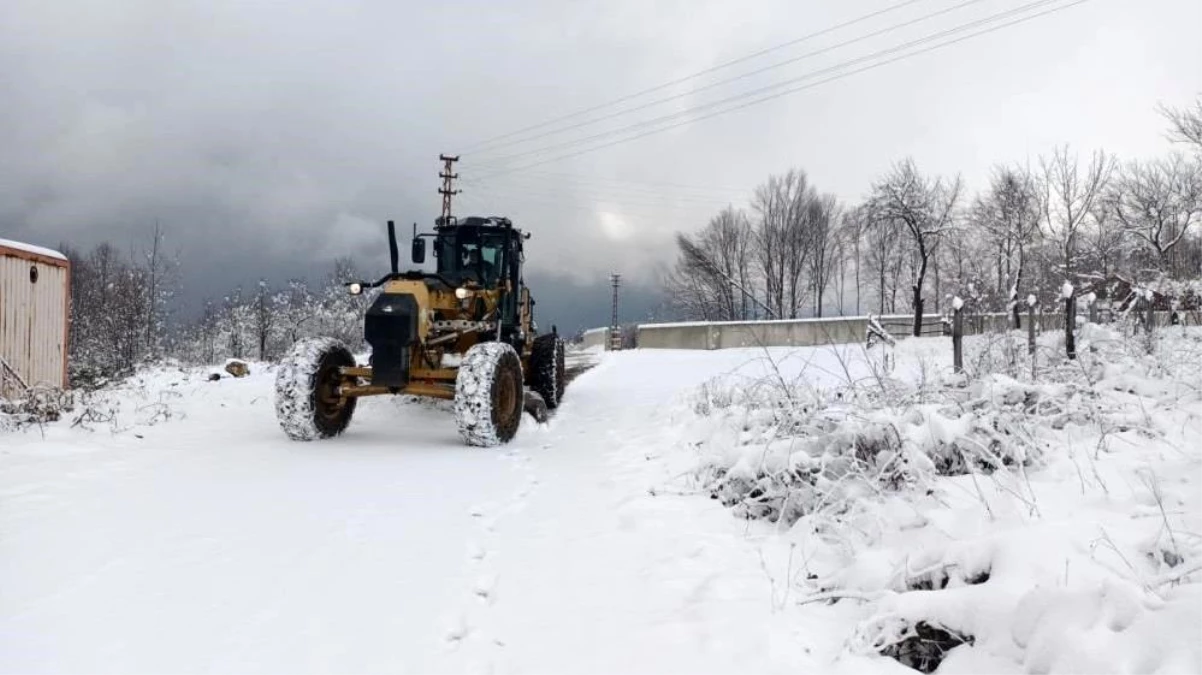 Yoğun kar yağışı 120 köy yolunu ulaşıma kapattı