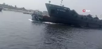 Son dakika haberleri... Bangladeş'te yük gemisi tekneye çarptı: 5 ölü