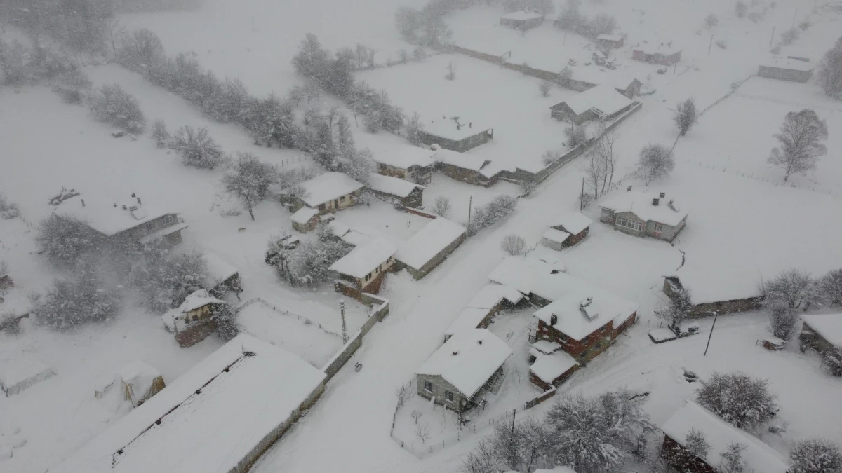 24 köy yolu kardan kapandı