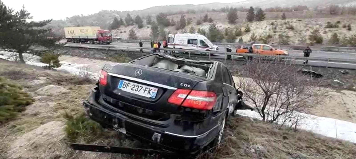 Son dakika haber | İstanbul-Ankara yolunda kaza yapan araç takla attı: 1 yaralı