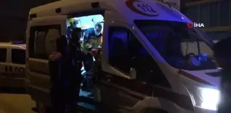 Karaman'da 'dur' ihtarına uymayan sürücü bahçe duvarına çarptı