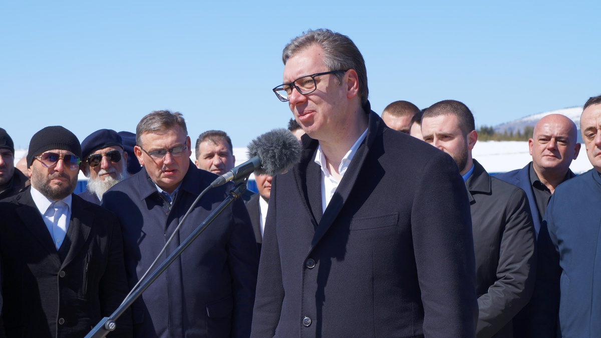 Sırbistan Cumhurbaşkanı Vucic, Duga Poljana - Pozega otoyolu inşaatını başlattı