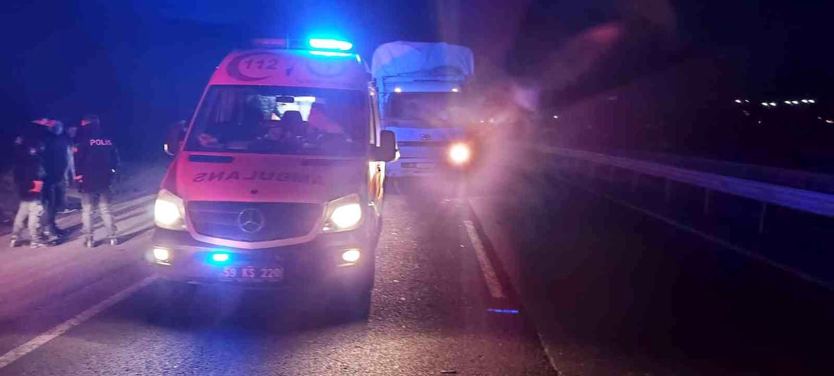 Tekirdağ\'da trafik kazası: 1 ölü