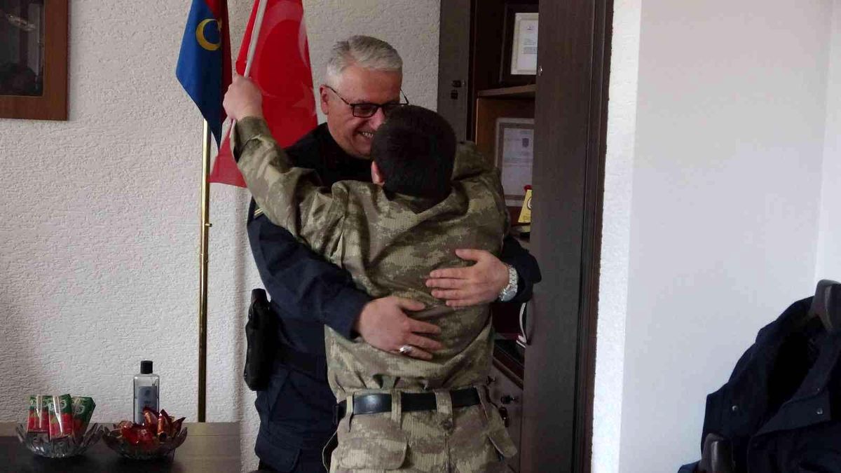 Bir günlüğüne jandarma oldular, hayallerini gerçekleştirdiler