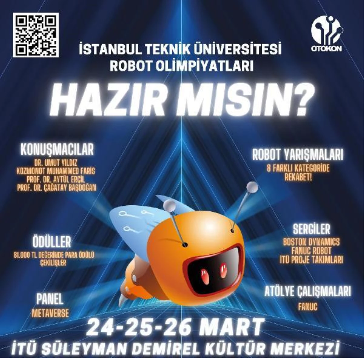 İTÜ Robot Olimpiyatları 2022 Bitexen sponsorluğunda başlıyor