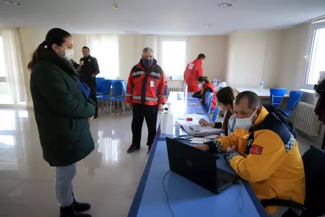 Kırklareli'nde misafir edilen savaş mağdurlarına 24 saat sağlık hizmeti sunuluyor