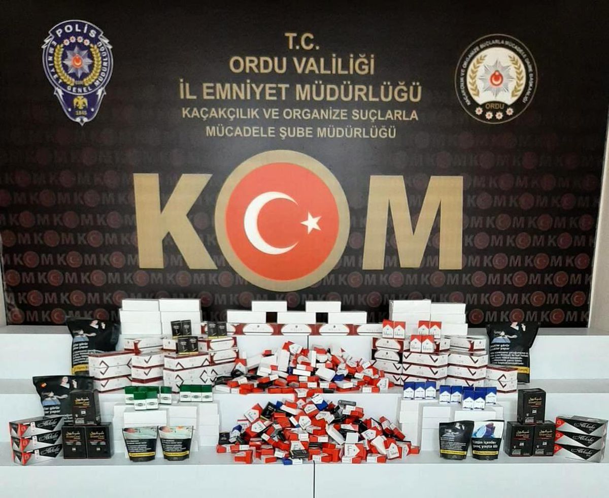 Ordu\'da kaçak ve risk oluşturan tütün mamullerine izin yok