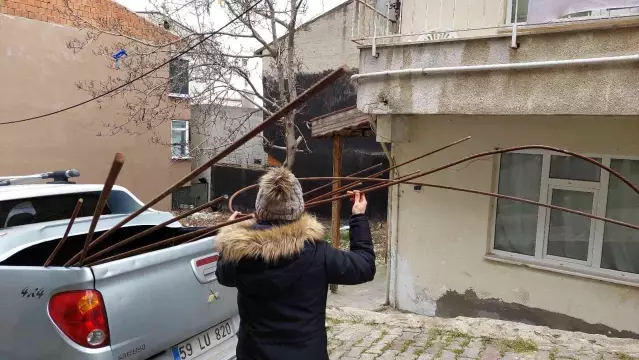 Hırsızları polis gibi kovaladı: Köşeye sıkışan hırsızlar, çareyi çaldıkları malı bırakmakta buldu