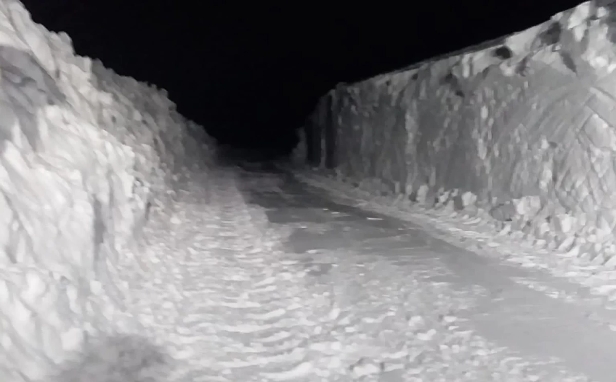 Samsun\'un yüksek kesimlerinde kar kalınlığı 2 metreyi buldu