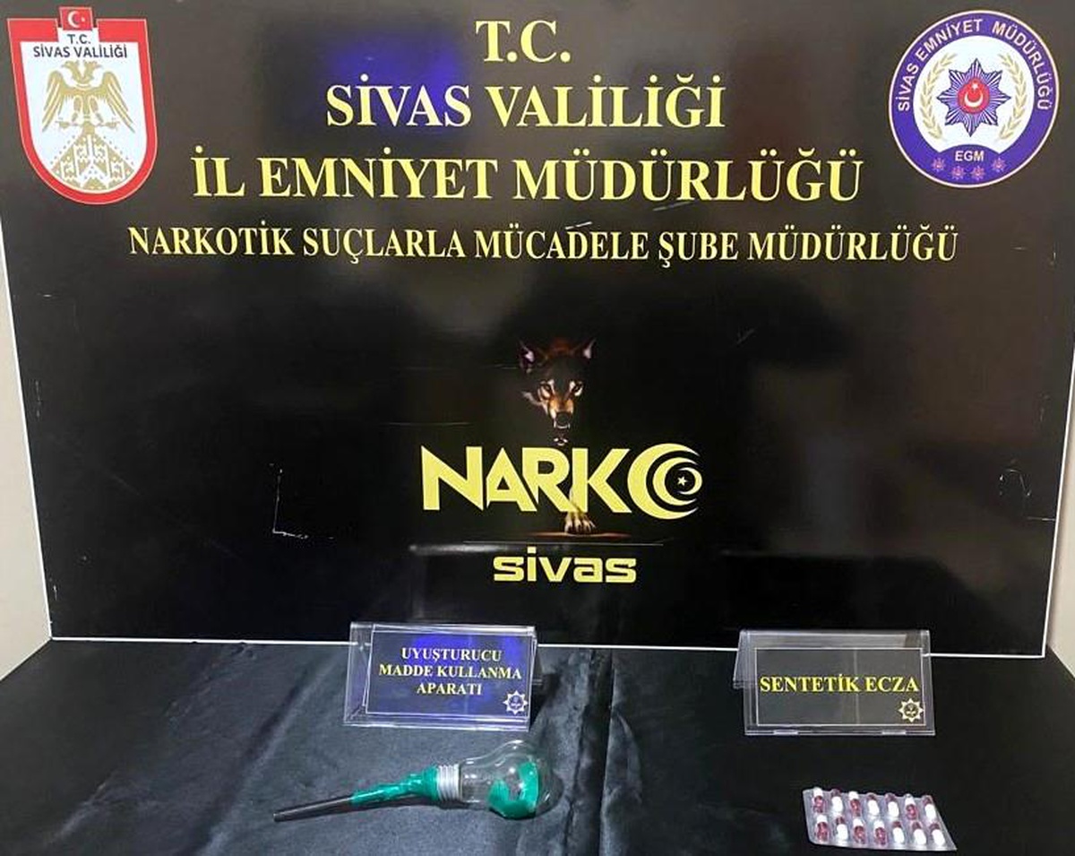 Sivas\'ta uyuşturucuyla mücadele kapsamında 2 haftada 6 zanlı tutuklandı