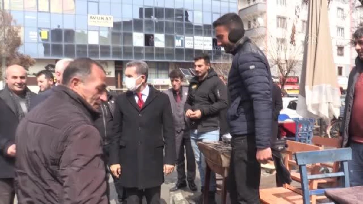 Türkiye Değişim Partisi Genel Başkanı Sarıgül, Iğdır\'da esnafı ziyaret etti