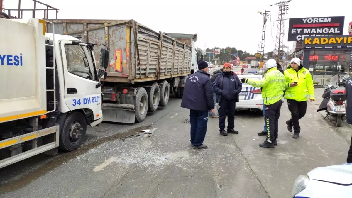 Arnavutköy\'de trafik kazası: 1 yaralı