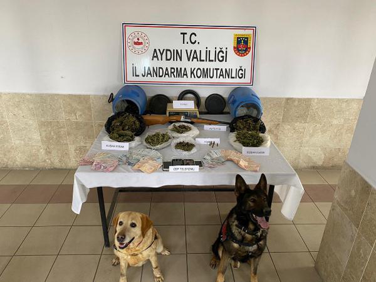 Aydın\'da 2,3 kilo uyuşturucuya 1 tutuklama