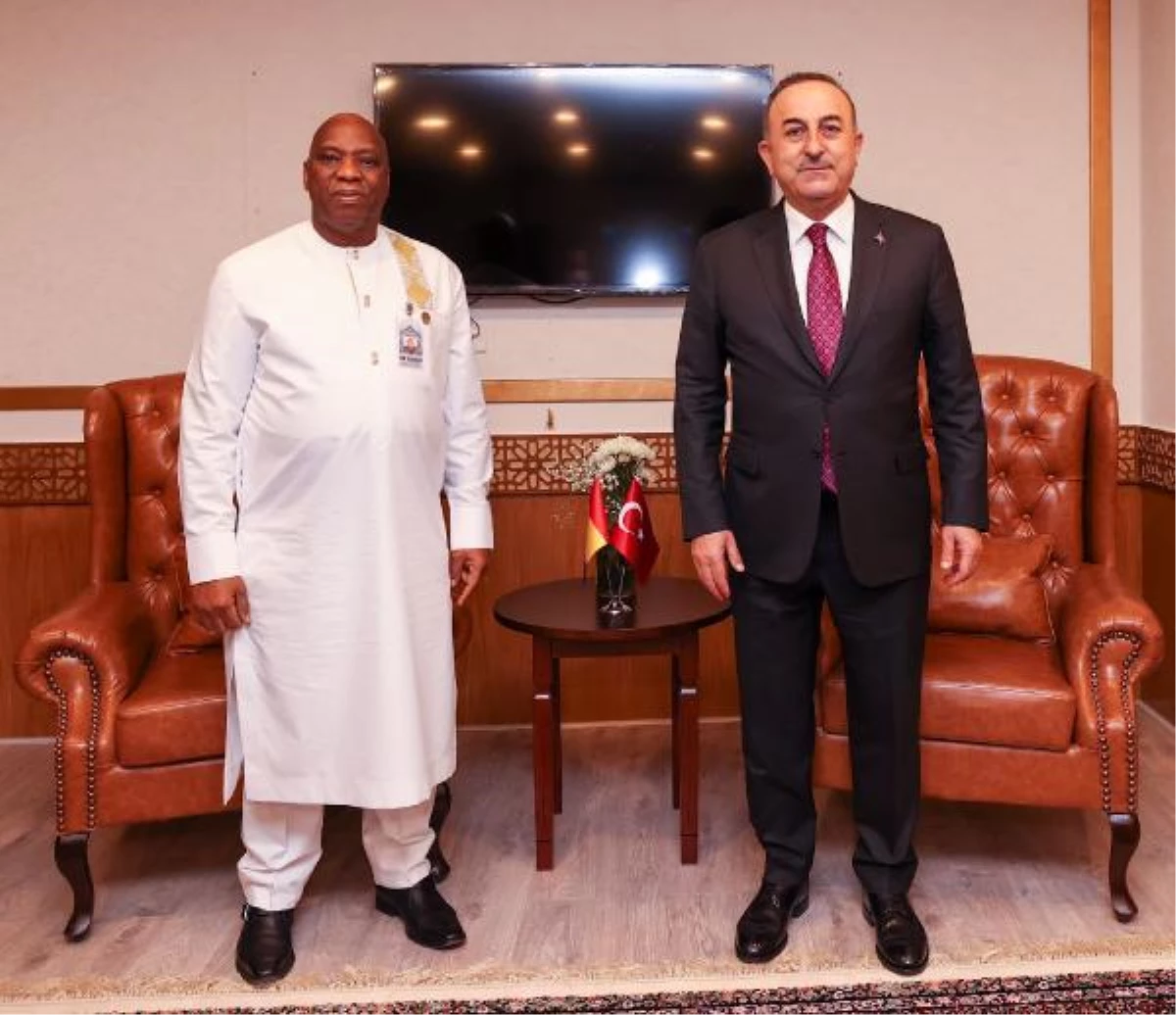 Son dakika dünya: Bakan Çavuşoğlu, Gine Dışişleri Bakanı Kouyate ile görüştü