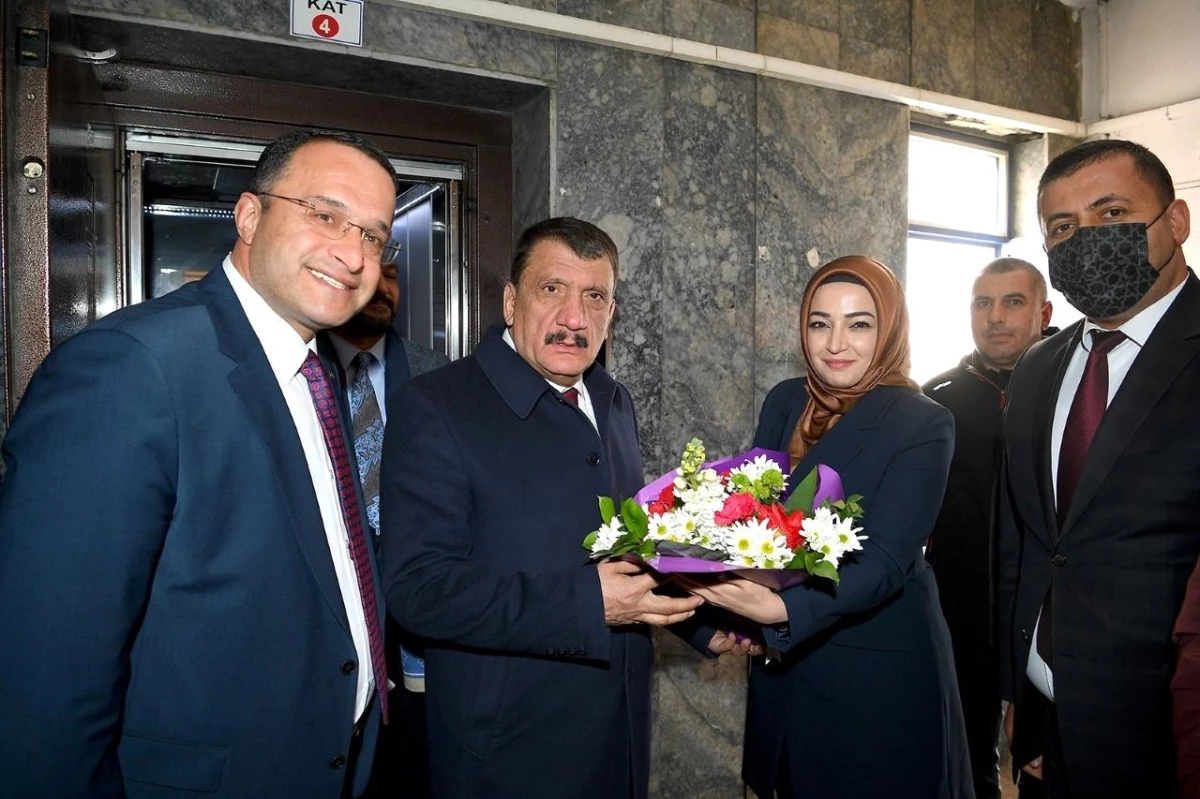 Başkan Gürkan\'dan "hayırlı olsun" ziyareti
